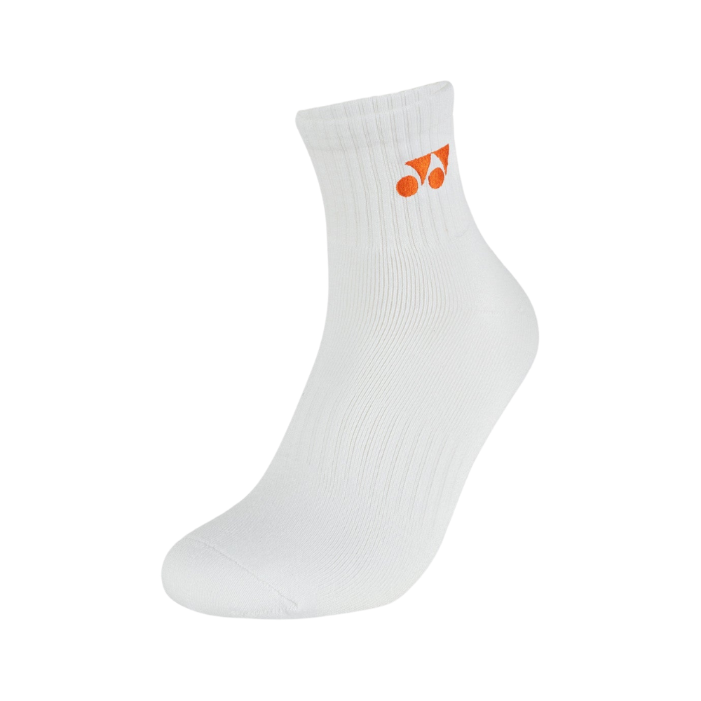Yonex Men's Socks SSM-1255 Socks (White/Orange Peel)