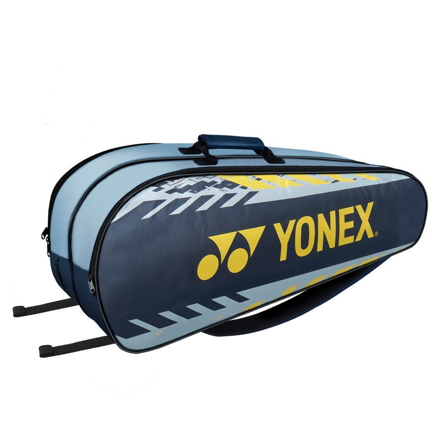 Yonex 2326-T02 (6pcs) Racket Bag (Navy/Golden Kiwi)