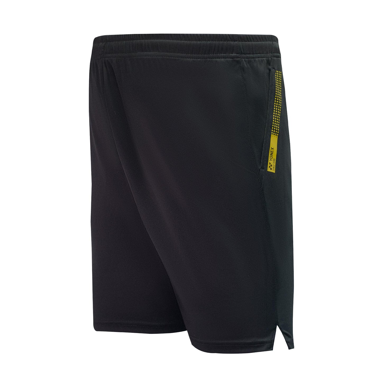 Yonex 2337 Easy Short Pants (Jet Black/Vibrant Yellow)