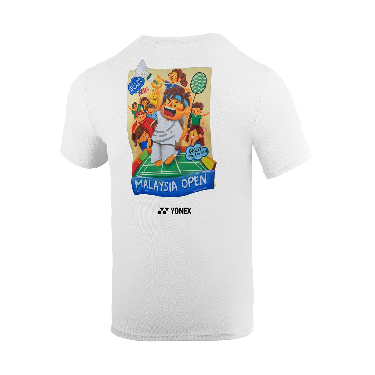 Yonex 2931 Malaysia Open 2025 T-Shirt (White) – Titan Badminton