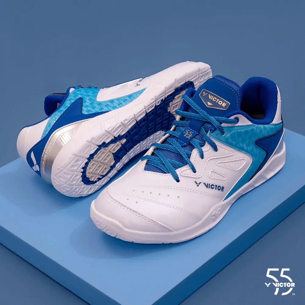Victor P9200III 55th Anniversary Shoe (White Blue) CLEARANCE