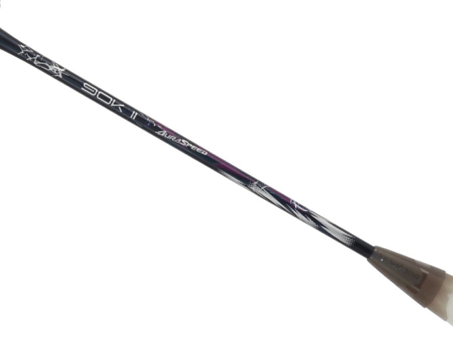 victor auraspeed 90kⅡ 4ug5 ① Victor Auraspeed 90K Metallic 4U Badminton Racket - Black