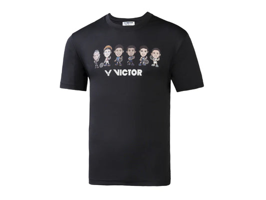 Victor Cartoon T-20029 Shirt (Black)
