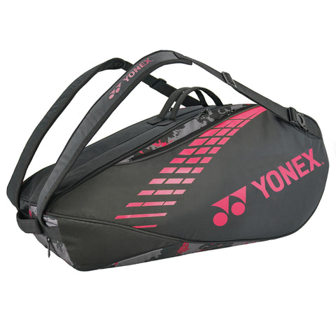 Yonex 22926T Pro Racquet Bag (Black/Persian Red)