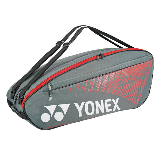 Yonex 23426 CLUB Racquet Bag (Grey/Red)