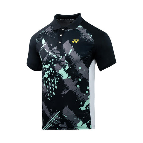 Yonex 2548 Active 33 Men's Polo T-Shirt (Jet Black)