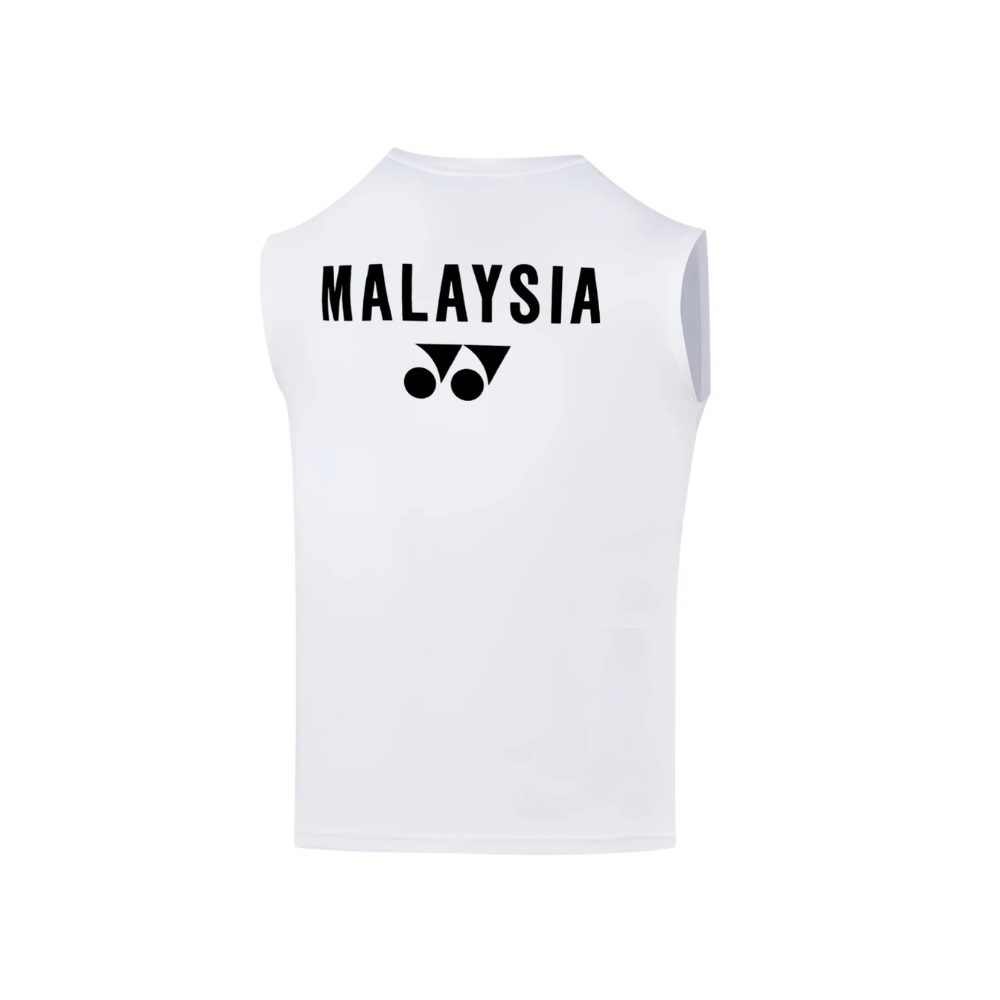 Yonex 26141 Malaysia Master 2026 Sleeveless T-Shirt (White)