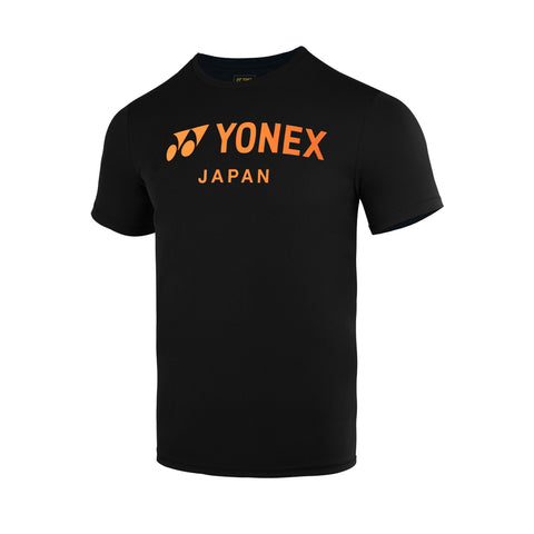 Yonex 2839 Men's T-Shirt (Black/Vibrant Orange)