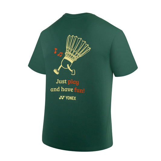 Yonex 2881 Men's Round Neck T-Shirt (Smoke Pine)