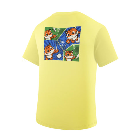 Yonex 2884 Men's Round Neck T-Shirt (Eelfin Yellow)
