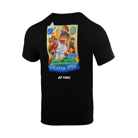 Yonex 2931 Malaysia Open 2025 T-Shirt (Jet Black)