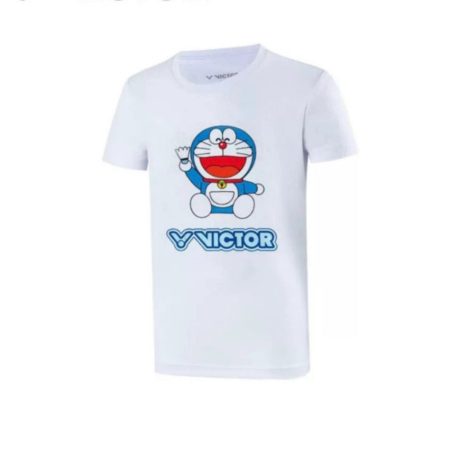 Victor x Doraemon T-501 Shirt (White)