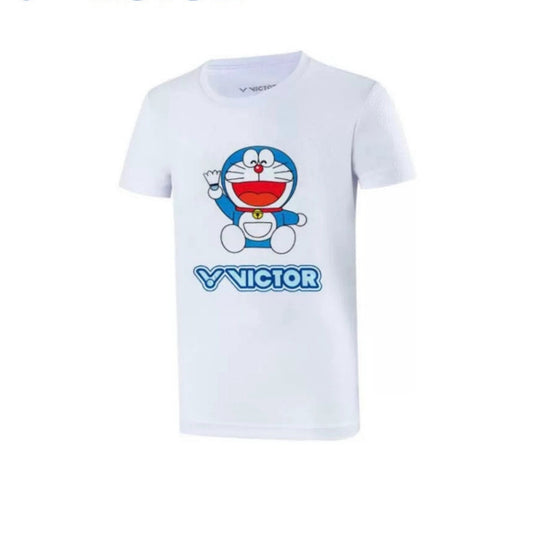 Victor x Doraemon T-501 Shirt (White)