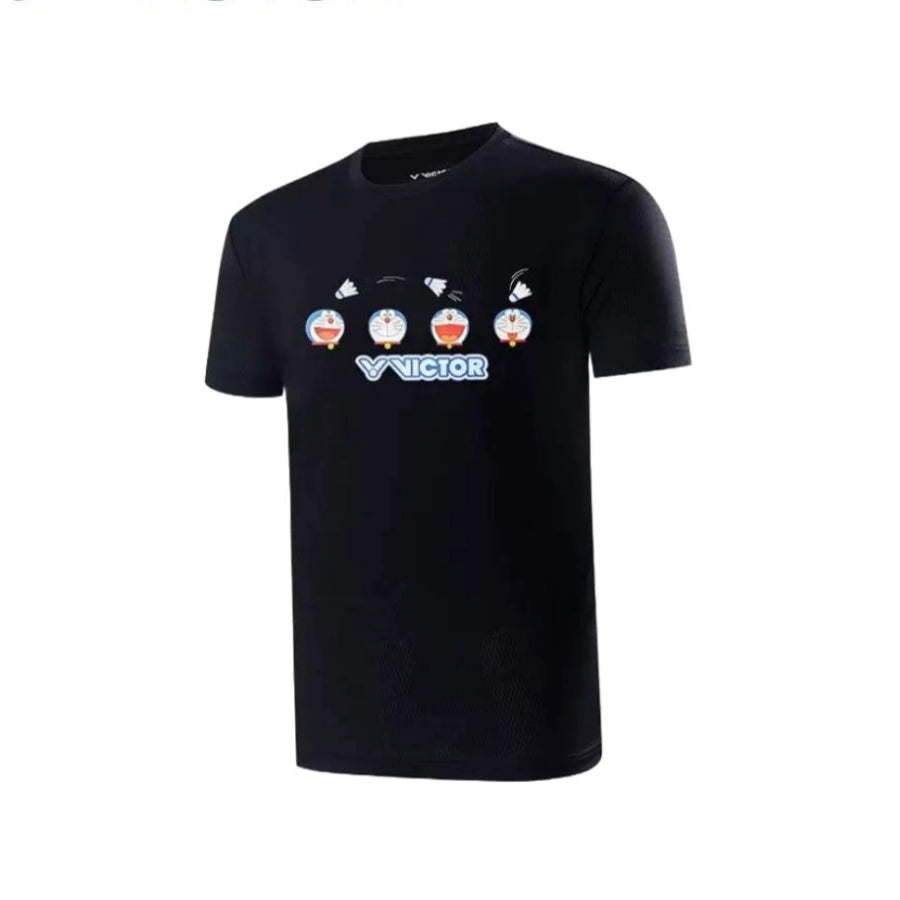 Victor x Doraemon T-502 Shirt (Black)