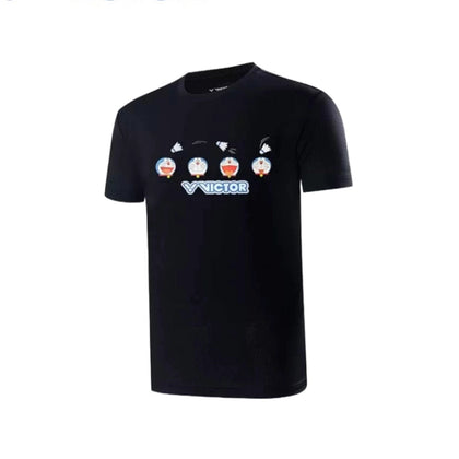 Victor x Doraemon T-502 Shirt (Black)