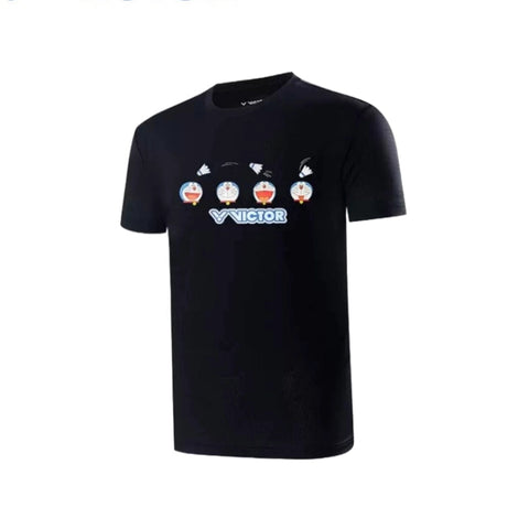 Victor x Doraemon T-502 Shirt (Black)
