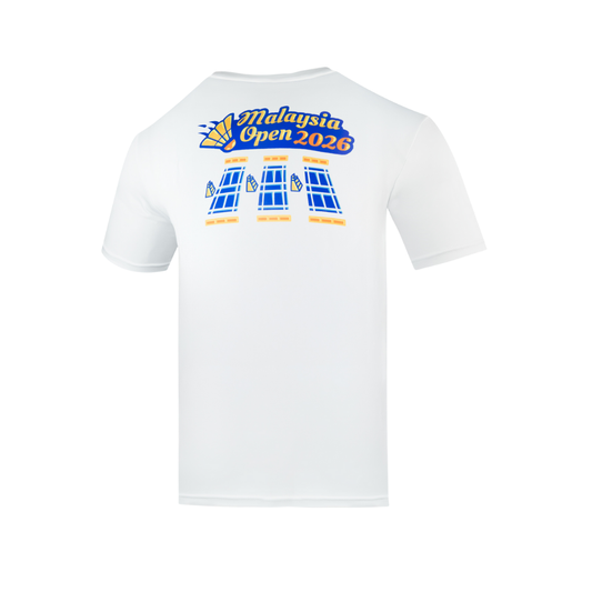 Yonex 3365 Malaysia Open 2026 T-Shirt (White)