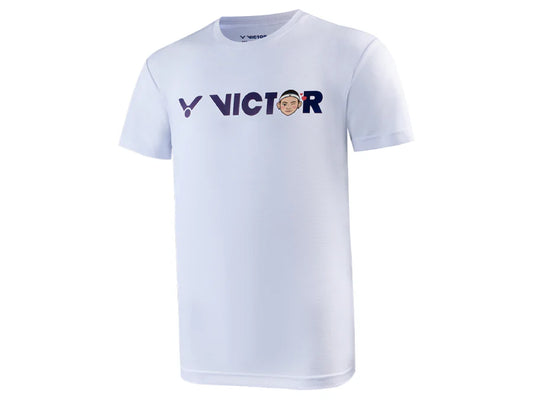 Victor Cartoon T-20030 Shirt (White) TTY