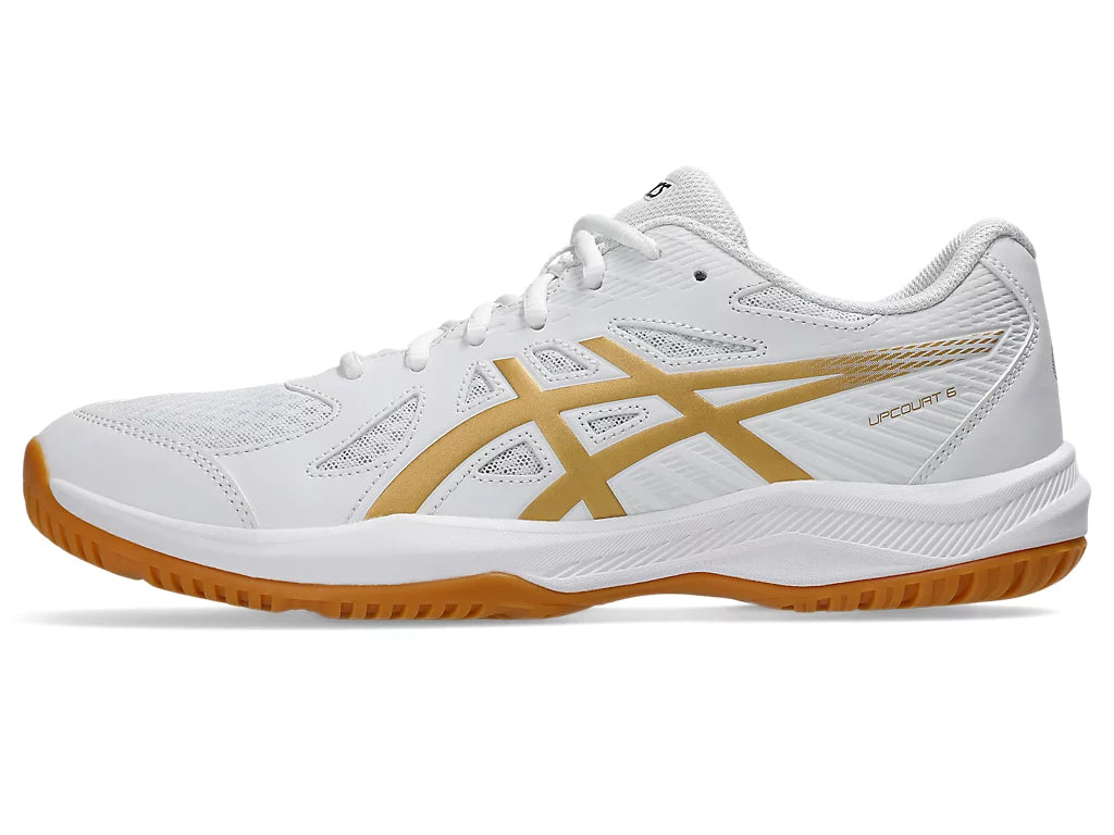 ASICS Upcourt 6 (White/Pure Gold)
