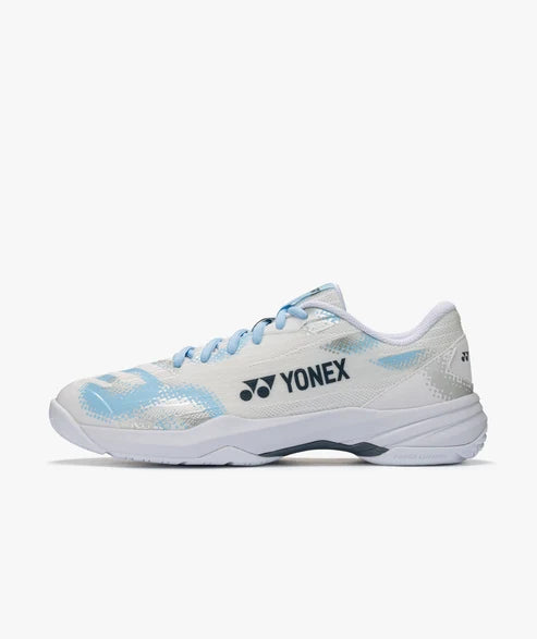 Yonex Power Cushion Cascade Accel 2 WIDE (White/Light Blue) Badminton Shoe