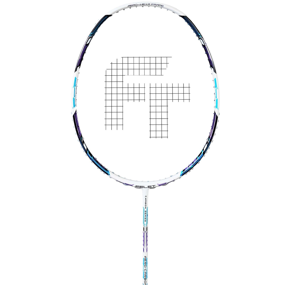 Felet Aero Carbon Snow White (4U) Badminton Racket