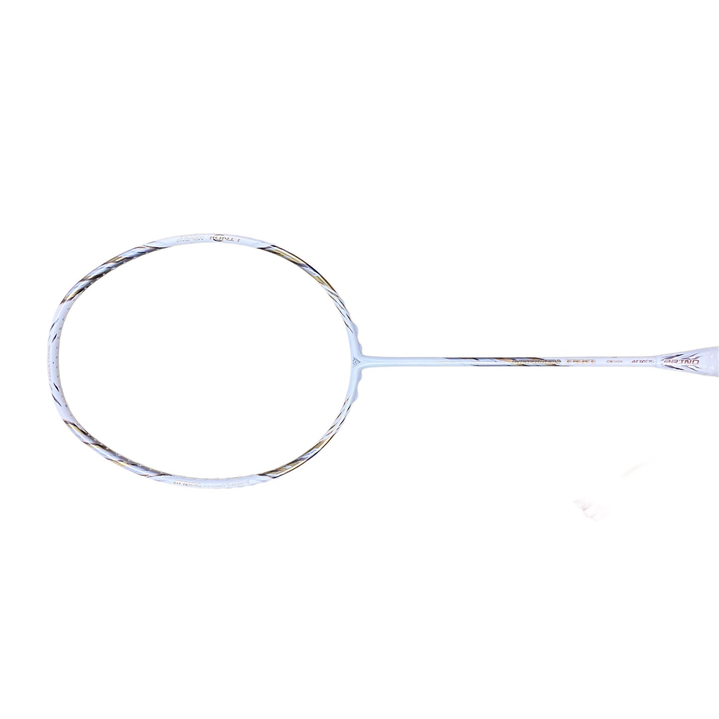P.R IND Harimau Pro White (4U) Badminton Racket