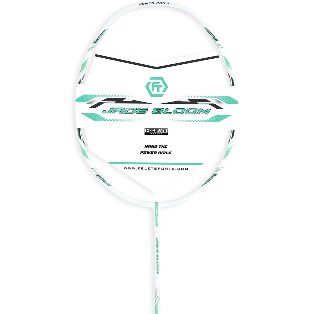 Felet Jade Bloom White/Green (4U) Badminton Racket