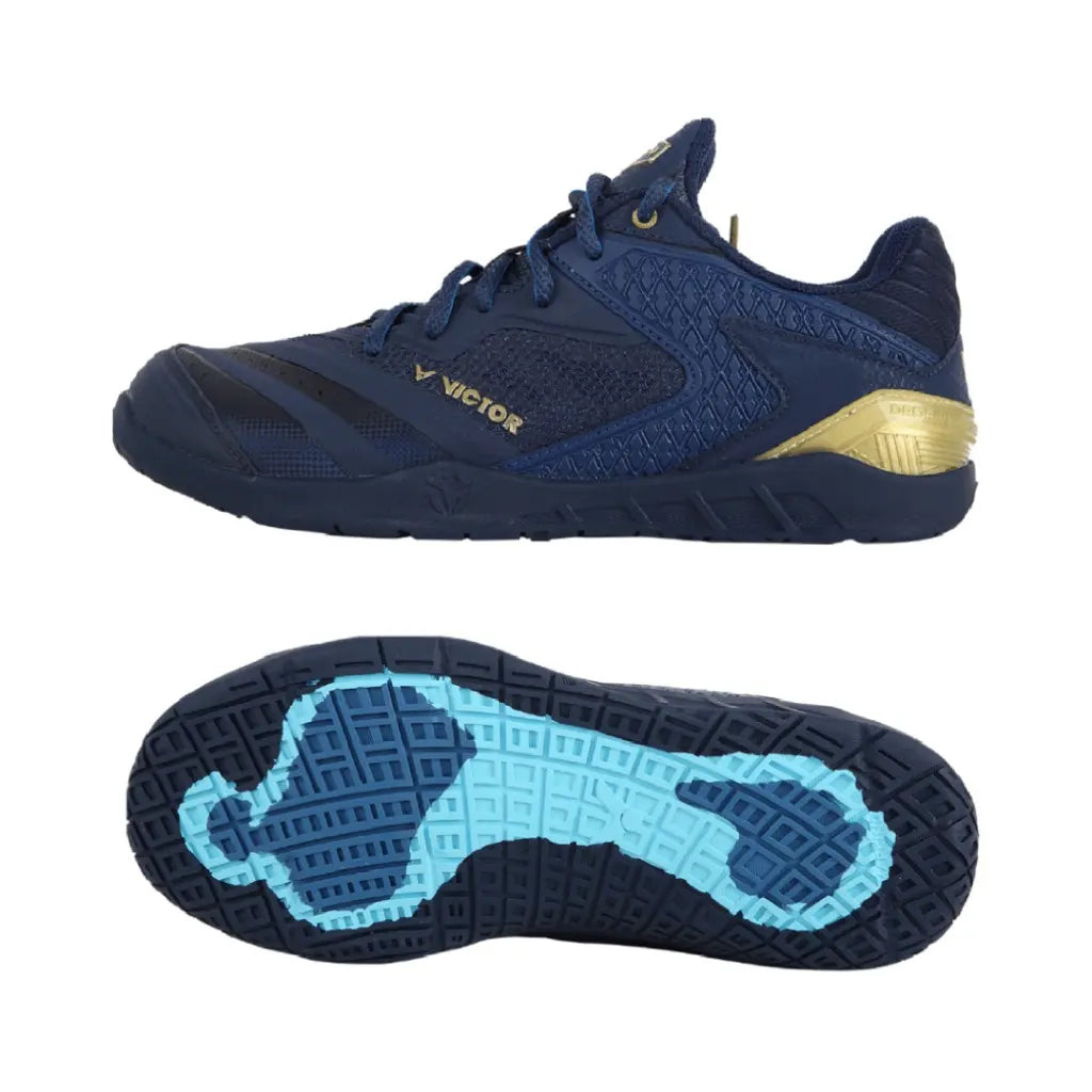 Victor P9200III 55th Anniversary Shoe (Navy Gold) CLEARANCE