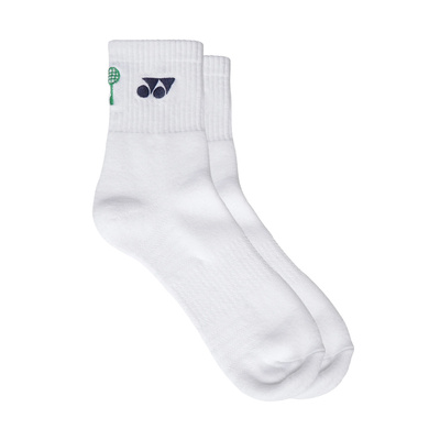 Yonex Men's Socks Y036-0100 White (Racket)