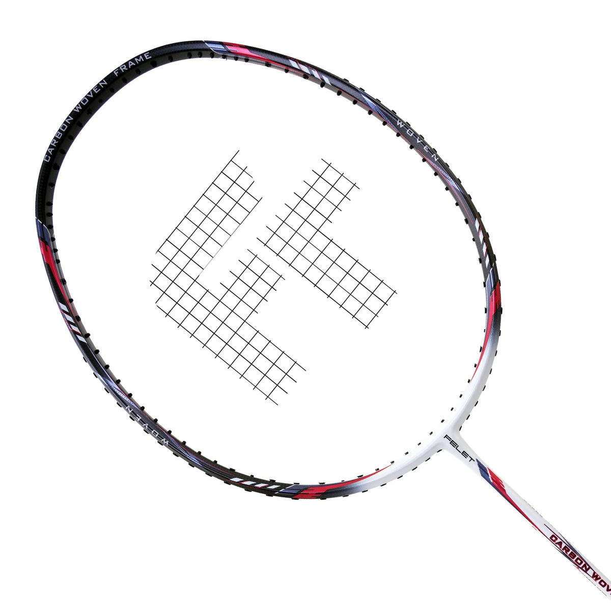 Felet Carbon Woven 18 White/Black (4U) Badminton Racket