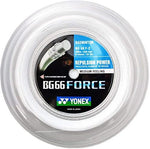 Yonex BG66 Force 200m Reel (White) Badminton String