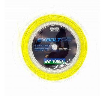 Yonex Exbolt 63 200m Reel (Yellow) Badminton String